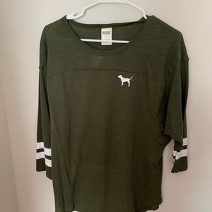 Pink quarter sleeved shirt